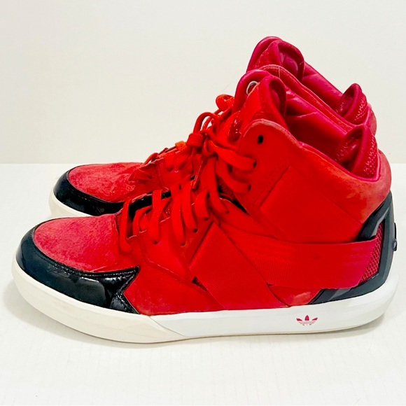 adidas Other - Adidas Originals C-10 Men's Basketball Hightop
Sneakers Red Black Size 6/5